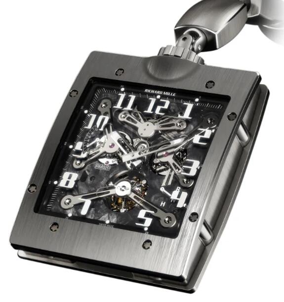 RICHARD MILLE RM 020 Manual Winding Tourbillon Pocket Replica Watch